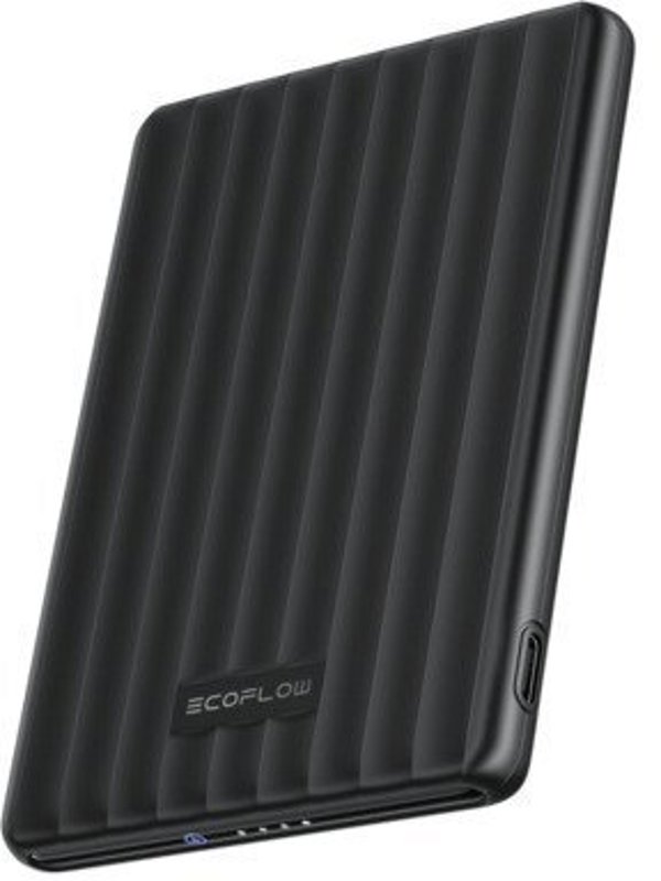 EcoFlow RAPID Mag (5000 mAh, 20 W, Qi1) – Magnetisk powerbank - Sort