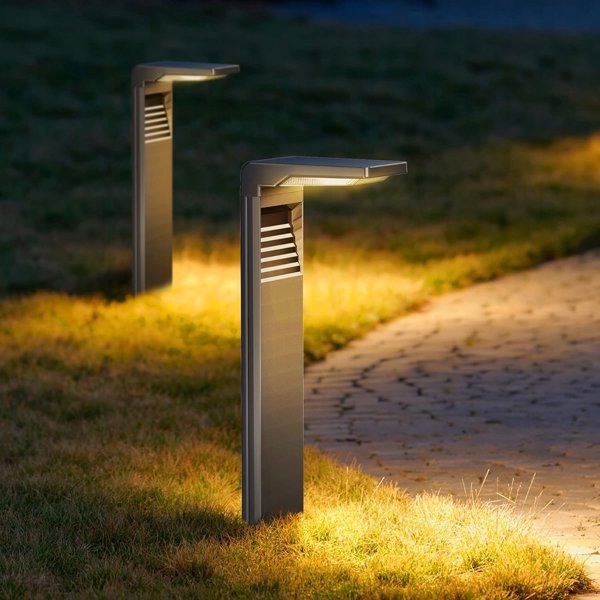 ECOLIGHT2 Ecolight SSO-2 EC20113 ηλιακός εξωτερικός στύλος κήπου 1x2W LED 4000K IP65 μαύρος