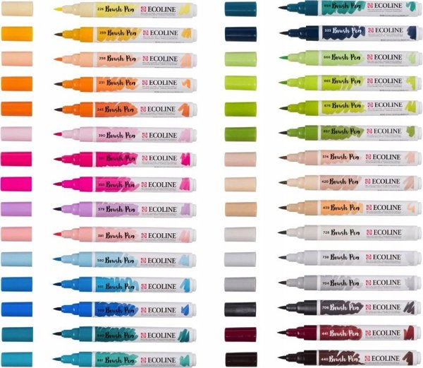 EcoLine Ecoline Brush Pen set Additional | 30 colours