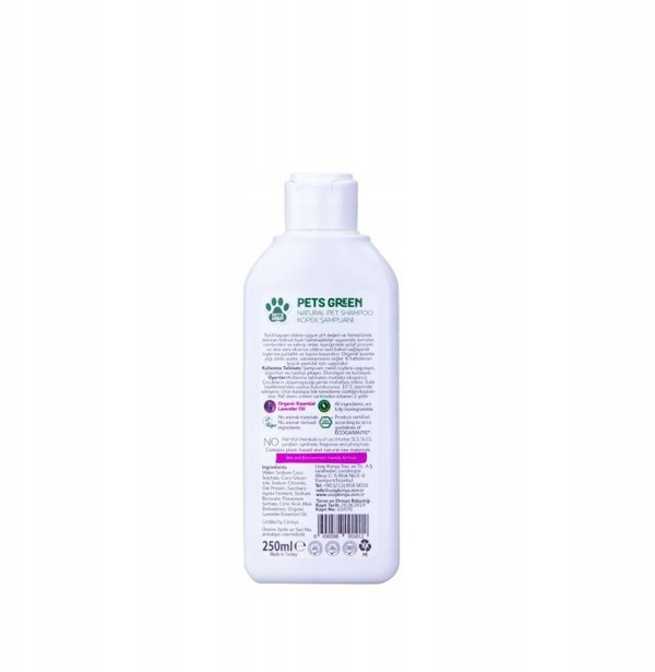 ECOGENIC Pets Green Σαμπουάν για Κατοικίδια 250 ml