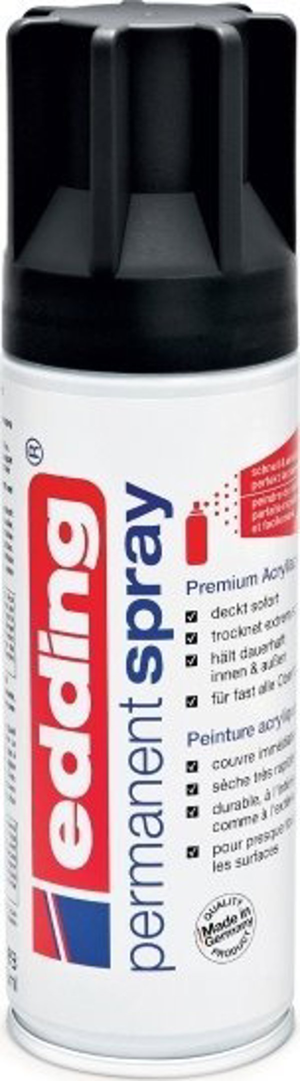 Edding Edding Spray Μαύρο Ματ 200ml