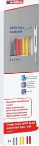 Edding Ανταλλακτικά Μύτες e-8881 για Μολύβι e-8880, 6 Τεμάχια, Blister, Μίγμα Χρωμάτων