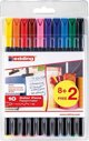 Edding Μαρκαδόρος με λεπτή άκρη e-1200 EDDING, 1 mm, 10 τεμ., κρεμαστό, μίξη χρωμάτων