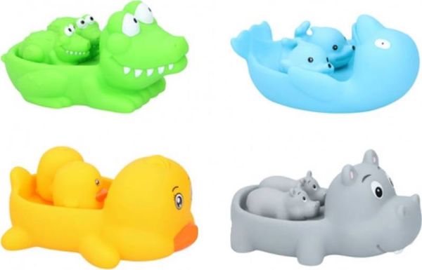 Eddy Toys Σετ Παιχνιδιών Μπάνιου 3 Τεμάχια, Πάπιες από Καουτσούκ για Παιδιά +2 Ετών