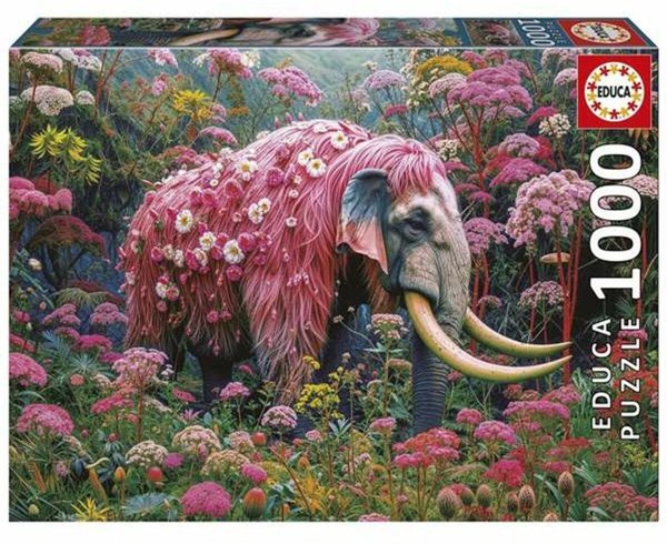 Educa παζλ/εικόνα Educa Floral Elephant