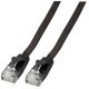 EFB kabel sieciowy czarny 0,5 m Cat6a U/UTP (UTP)