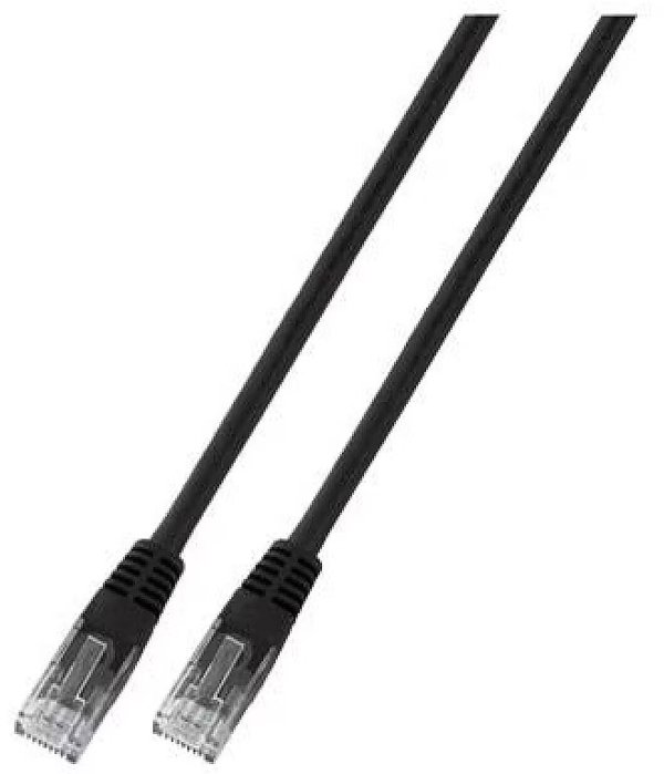 EFB RJ45 UTP Patch Cable umspritzt, 2,0 m black, ECOLAN CAT.6 (K8100SW.2)