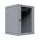 EFB 19" Wandgehäuse X-Rack mit Glastür 400-600mm 15HE grau