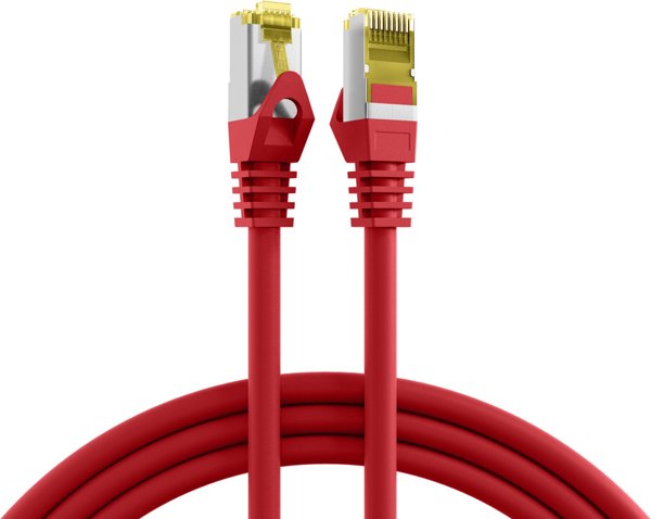 EFB Elektronik MK7001.0,15R kabel sieciowy Czerwony 0,15 m Cat6a S/FTP (S-STP)