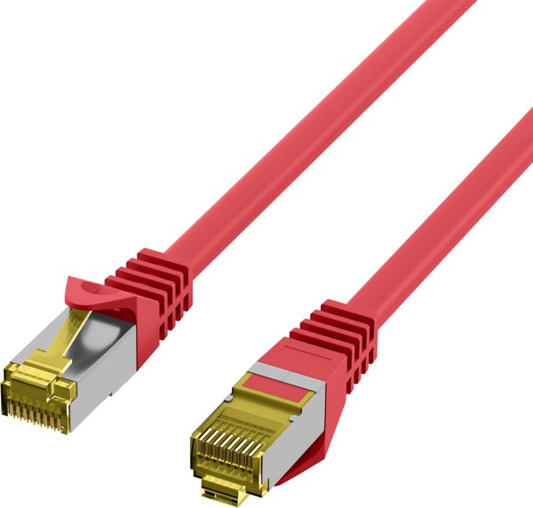 EFB Elektronik MK7001.0,15R kabel sieciowy Czerwony 0,15 m Cat6a S/FTP (S-STP)
