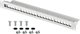 EFB EFB Verteilerfeld Patchpanel 48,26cm 19Zoll 1HE 24-Port grau ohne Keystone