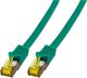 EFB Patchcord S/FTP,Cat.6A, LSZH, Cat.7, 0.25m, zielony (MK7001.0,25GR)