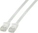 EFB Plaski kabel polaczeniowy RJ45 U/UTP kat. 6A 0,5 m bialy