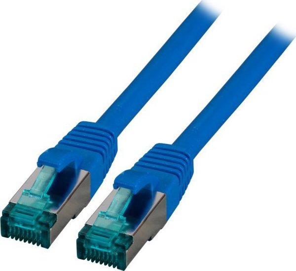EFB EFB RJ45 Patchkabel S/FTP, Cat.6A, LSZH, 50m, blau