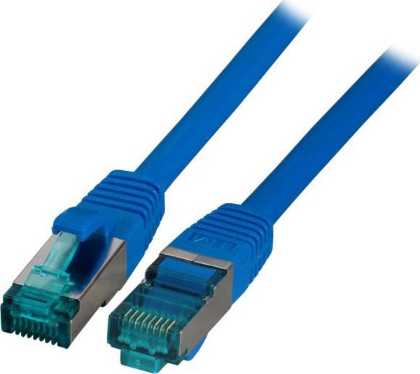 EFB EFB RJ45 Patchkabel S/FTP, Cat.6A, LSZH, 50m, blau