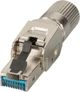 EFB Βύσμα RJ45 STP Cat 6a Αυτοσυμπιεζόμενο Premium - Μεταλλικό