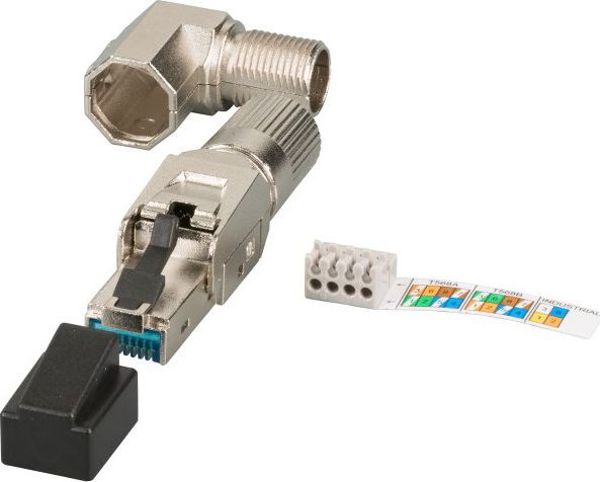 EFB Βύσμα RJ45 STP Cat 6a Αυτοσυμπιεζόμενο Premium - Μεταλλικό
