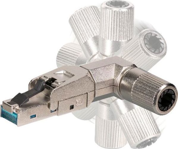 EFB Βύσμα RJ45 STP Cat 6a Αυτοσυμπιεζόμενο Premium - Μεταλλικό