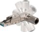 EFB Βύσμα RJ45 STP Cat 6a Αυτοσυμπιεζόμενο Premium - Μεταλλικό