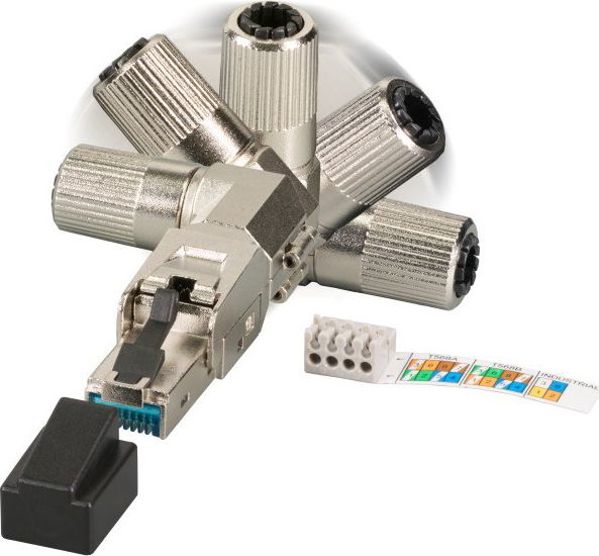 EFB Βύσμα RJ45 STP Cat 6a Αυτοσυμπιεζόμενο Premium - Μεταλλικό