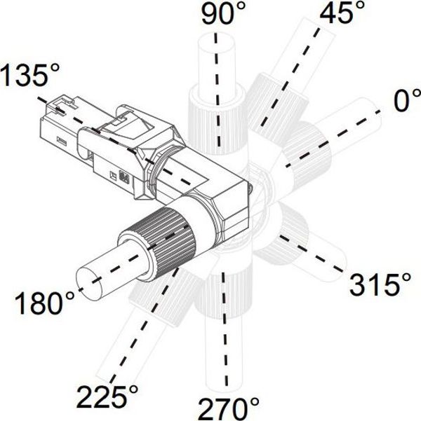 EFB Βύσμα RJ45 STP Cat 6a Αυτοσυμπιεζόμενο Premium - Μεταλλικό