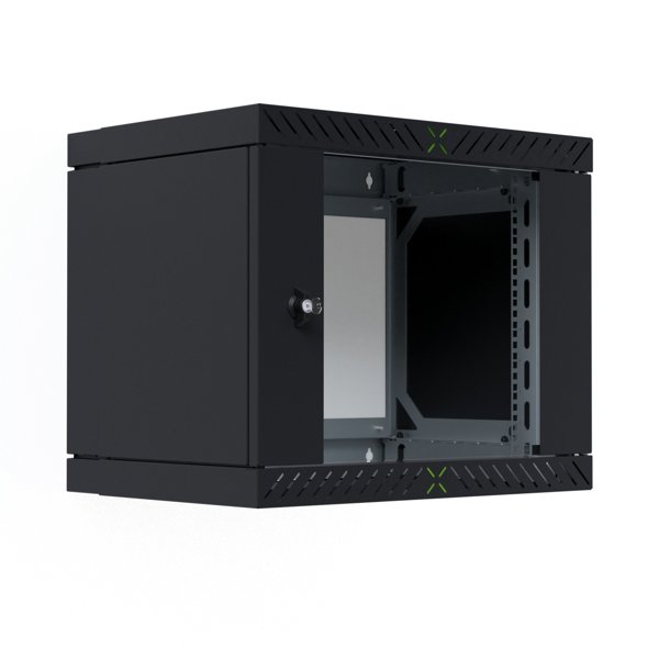 EFB Elektronik WGX-0906TS.G1 ράφι 9U, μαύρο, τοίχου