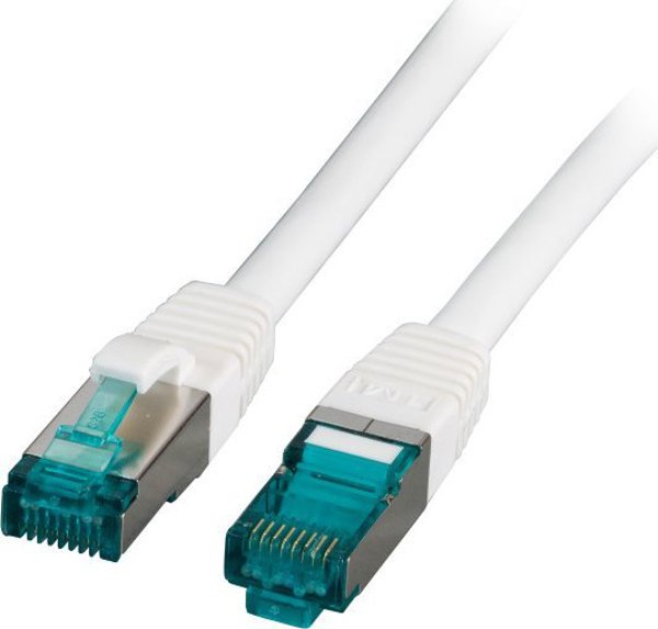 EFB Καλώδιο Patch RJ45 Cat.6A S/FTP, LSZH, 1.5m, Λευκό