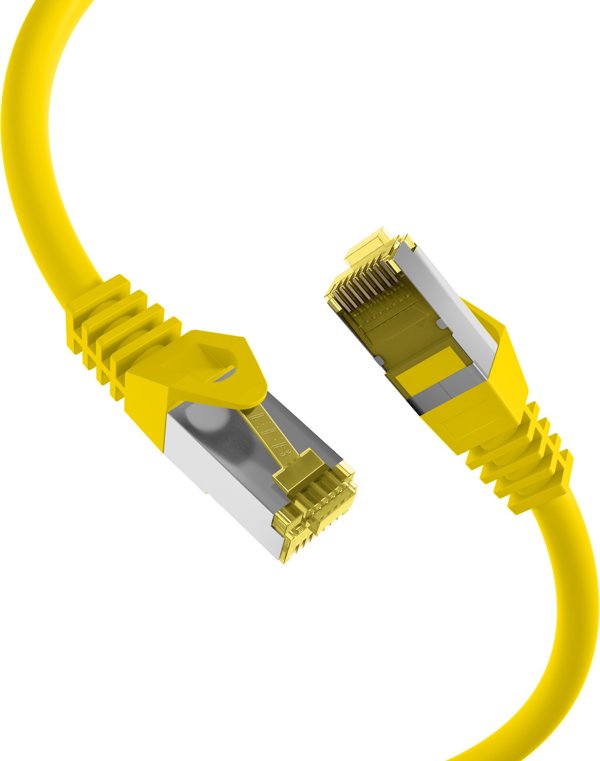 EFB RJ45 Patchkabel Cat.6A S/FTP LSZH Cat.7 Rohkabel gelb