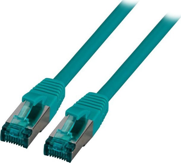 EFB EFB RJ45 Patchkabel S/FTP, Cat.6A, LSZH, 0,5m, grün