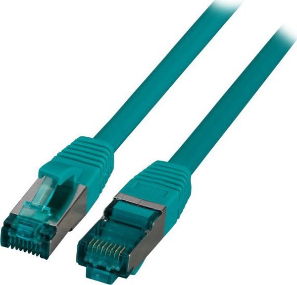 EFB EFB RJ45 Patchkabel S/FTP, Cat.6A, LSZH, 0,5m, grün