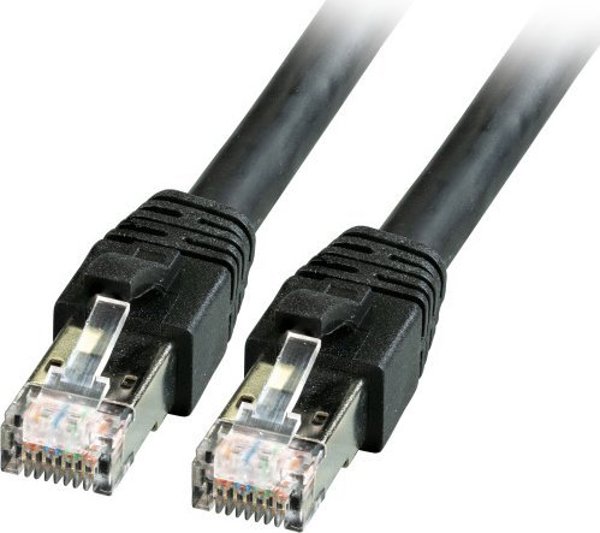 EFB Καλώδιο Δικτύου Patch Cord S/FTP Cat.8.1, LSZH, 5m, Μαύρο