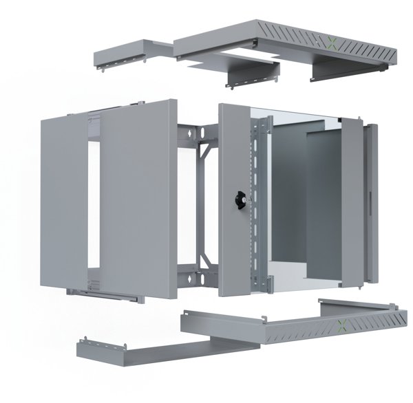 EFB Elektronik WGX-1206GR.G1 stojak 12U szafa wiszaca szary