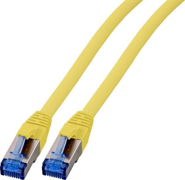 EFB RJ45 Patch Cable S/FTP, Cat.6A,Cat.7 RohCable TPE superflex, 3m, yellow (K5525FGE.3)
