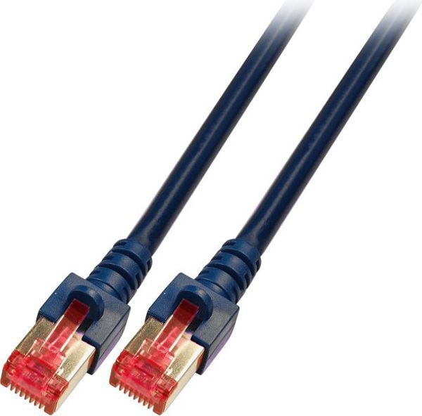 EFB Patchcord, 3m, S/FTP, Cat6, PIMF, czarny (K5515.3)