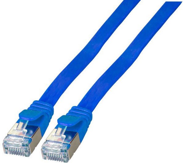 EFB K5545BL.1,5 kabel sieciowy Niebieski 1,5 m Cat6a U/FTP (STP)