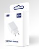 EGA C02 lādētājs USB 5V  2A  balts