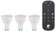 EGLO GU10 LED-Z RGBTW 4,5W 345LM 3 STK M/FJERNB.-Z
