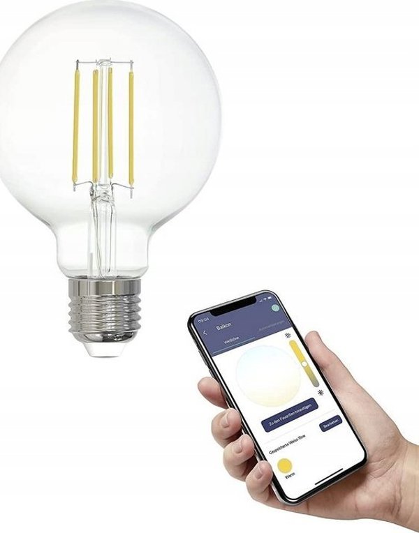 EGLO Λάμπα LED E27, 6W (60W), 806lm, Θερμό Λευκό Φως, 20.000 Ώρες Διάρκεια Ζωής