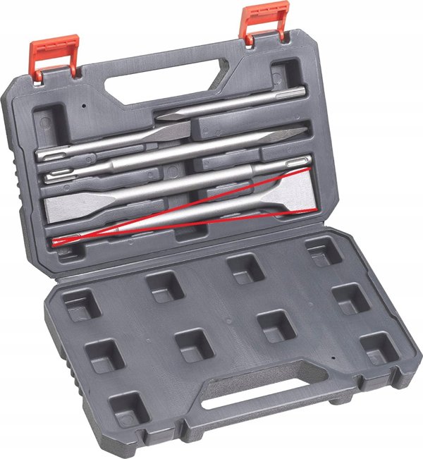 Einhell 49240285 Zestaw Dluto 5 Szt. SDS Plus, Walizka