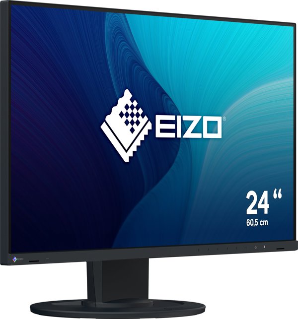 EIZO FlexScan EV2400R-BK monitor komputerowy 60,5 cm (23.8") 1920 x 1080 px Full HD LCD Czarny