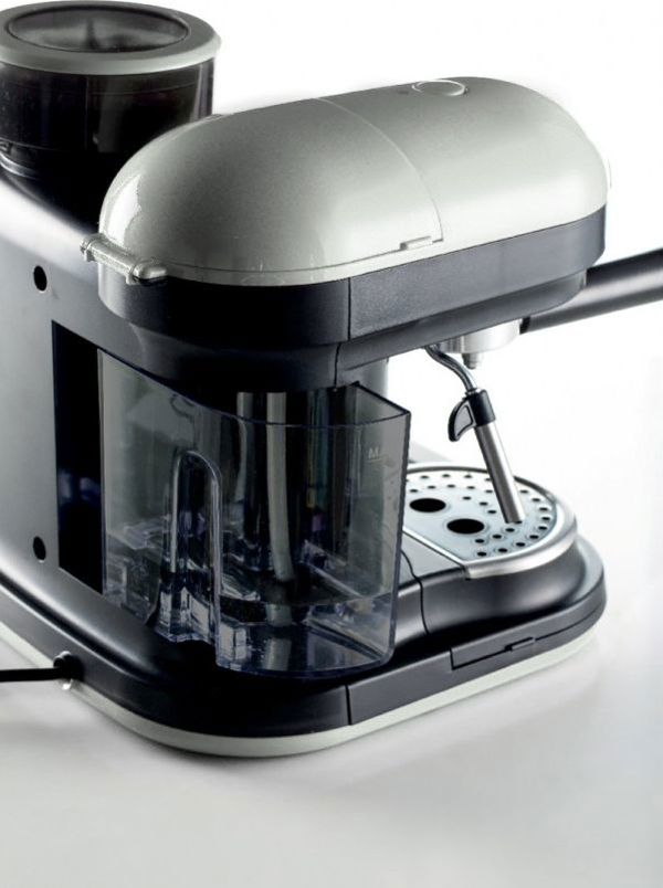 Ariete 1318/01 Espresso Moderna Μηχανή Espresso 1080W, 15 Bar με Μύλο Άλεσης, για Αλεσμένο Καφέ & E.S.E. Pads, Cream/Beige