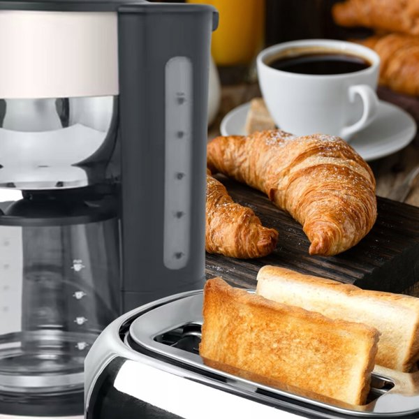 Καφετιέρα Φίλτρου Muse MS-220SC 1000W - Μαύρο/Inox