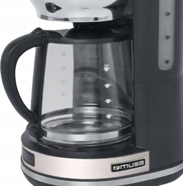 Καφετιέρα Φίλτρου Muse MS-220SC 1000W - Μαύρο/Inox