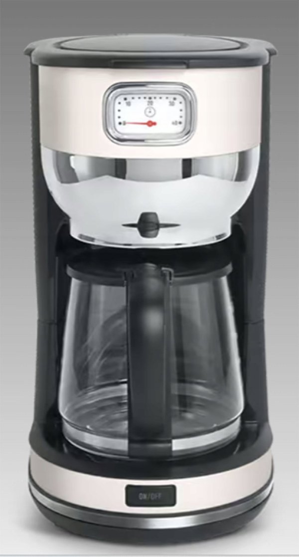 Καφετιέρα Φίλτρου Muse MS-220SC 1000W - Μαύρο/Inox