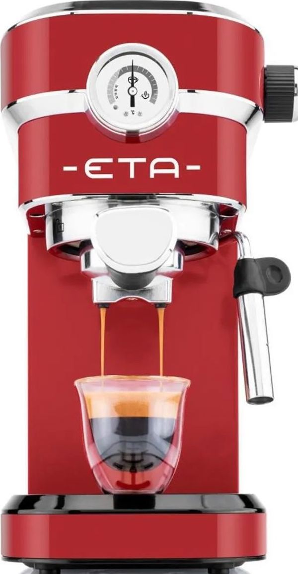 Μηχανή Εσπρέσο Eta Storio 618190030, 15 Bar, Ρυθμιζόμενη Δόση Καφέ, Κόκκινη