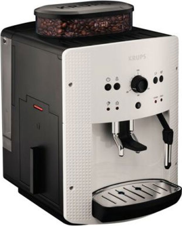 Krups Essential EA8105 Αυτόματη Μηχανή Εσπρέσο, Ρύθμιση Έντασης & Ποσότητας Καφέ, Λευκό