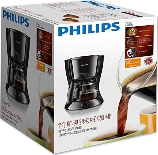 Καφετιέρα Φίλτρου Philips Daily Mini HD7432/20, 1000W, Χωρητικότητα 600ml, Μαύρη