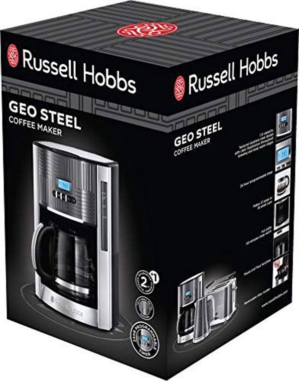 Ekspres przelewowy Russell Hobbs Cyfrowy Ekspres Russell Hobbs Geo szary ze stali nierdzewnej