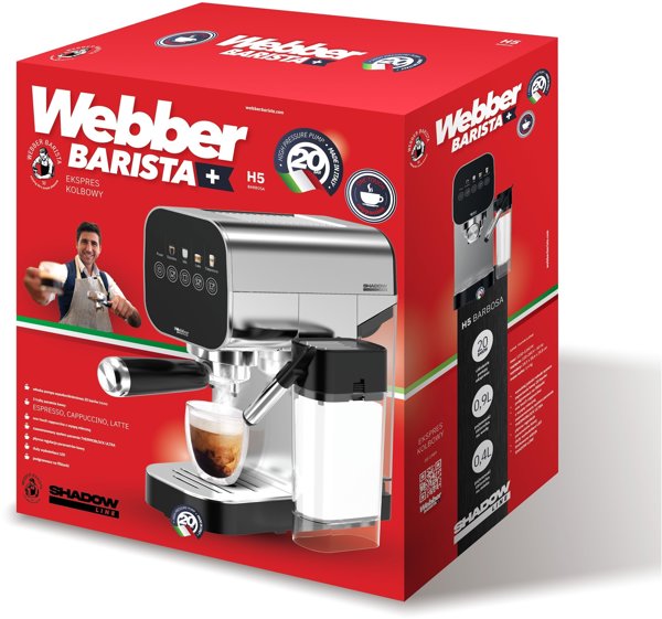ΗΜΙΑΥΤΟΜΑΤΗ ΕΣΠΡΕΣΣΟΜΗΧΑΝΗ WEBBER 20 BAR H5