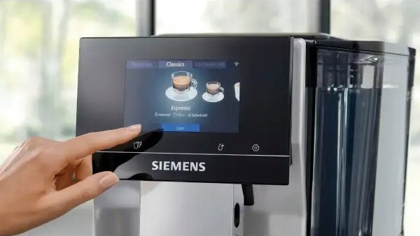 Siemens EQ.700 TP715R07 Μηχανή Καφέ Bean to Cup, Ασημί Μεταλλικό